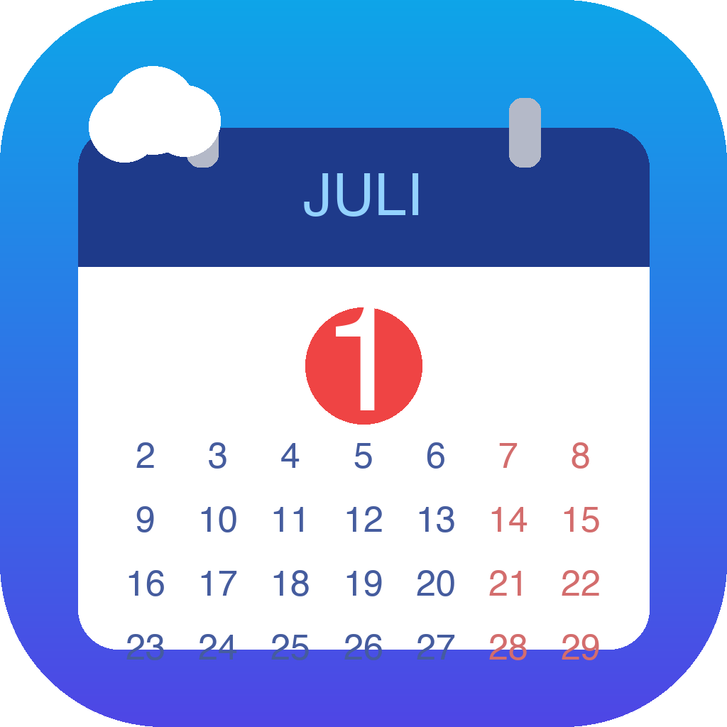 CloudFreeCalender Icon